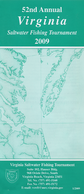 52nd Annual Virginia Saltwater Fishing Tournament Brochure